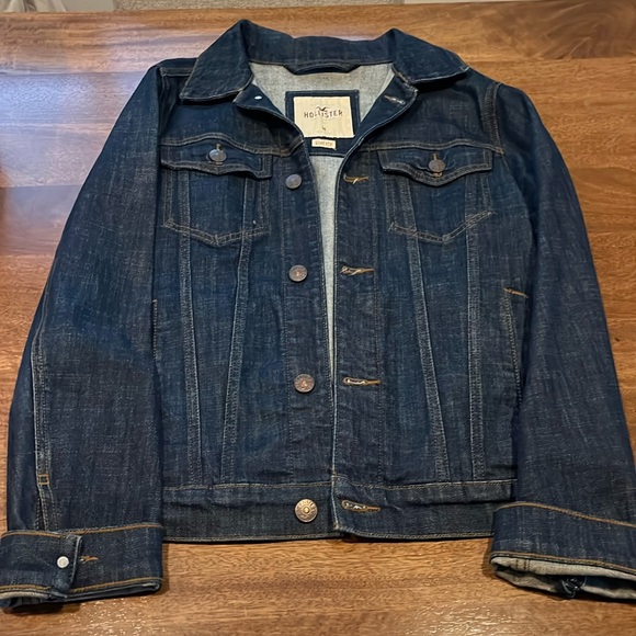 Hollister Dark Blue Denim Jacket - Picture 1 of 9